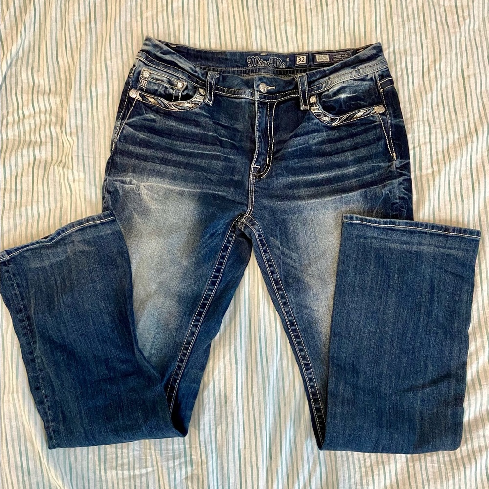 Miss Me Jeans 32 x 33.5 💗 Bootcut 👖